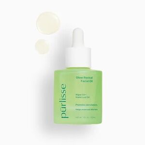 Purlisse Glow Revival Facial Oil - Light Green